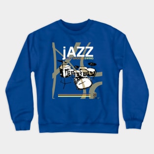 Jazz Drums Crewneck Sweatshirt